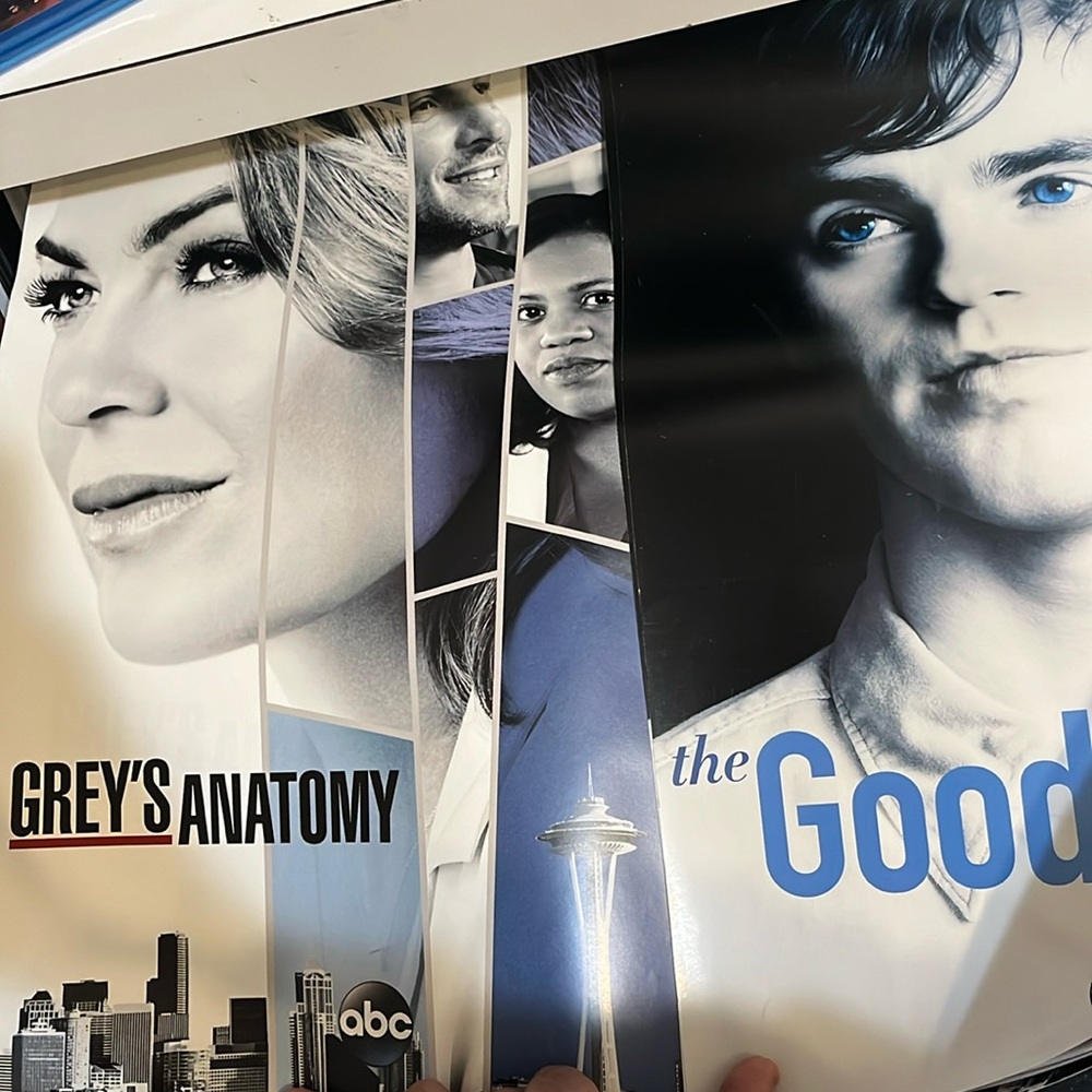 Greys Anatomy & Good Docter ABC posters 12x18 + Bonus Dancing